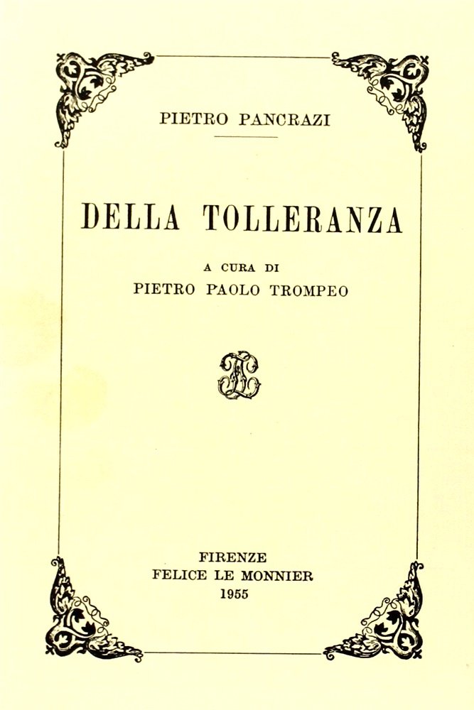 Della tolleranza.