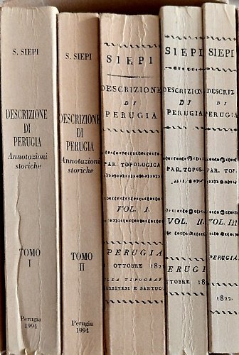Descrizione Topologica- istorica della città di Perugia. Volumi I, II, … | Immagine principale