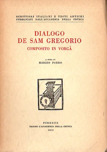 Dialogo de Sam Gregorio composito in vorgà.