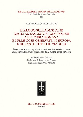 Dialogo sulla missione degli ambasciatori giapponesi alla curia romana e …