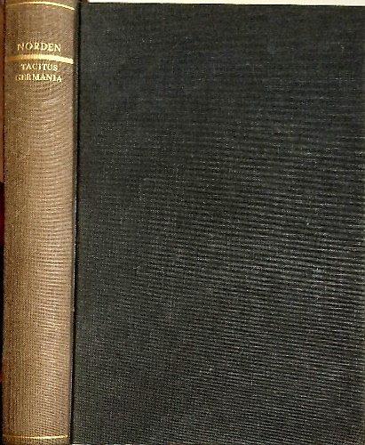 Die Germanische urgeschichte in Tacitus Germania.
