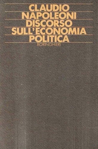 Discorso sull'economia politica.