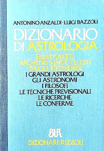 Dizionario di astrologia.