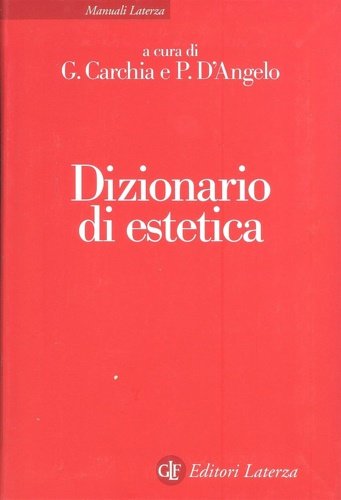 Dizionario di estetica.