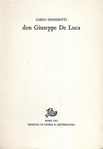 Don Giuseppe De Luca.