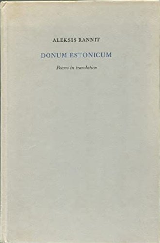 Donum Estonicum. Poems in translation. Designed by Martino Mardersteig is …