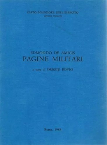 Edmondo De Amicis Pagine militari. | Immagine principale