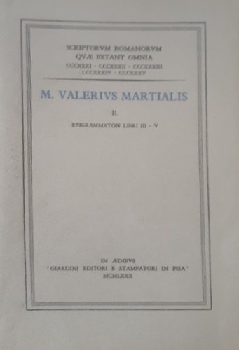 Epigrammaton Libri III.V. | Immagine principale