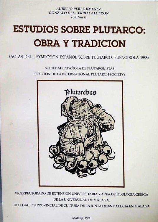 Estudios sobre Plutarco: Obra y tradicion. | Immagine principale