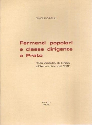 Fermenti popolari e classe dirigente a Prato dalla caduta di …