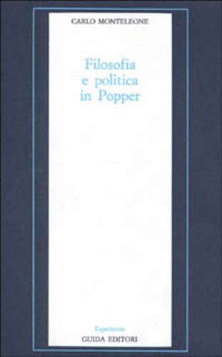 Filosofia e politica in Popper.