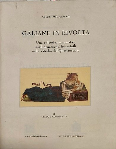 Galiane in rivolta. Una polemica umanistica sugli ornamenti delle donne … | Immagine principale