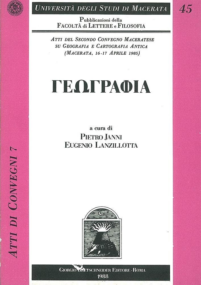 Geografia. Atti del 2º Convegno maceratese su geografia e cartografia …