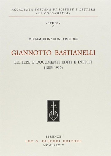 Giannotto Bastianelli. Lettere e documenti editi e inediti (1915-1927). | Immagine principale