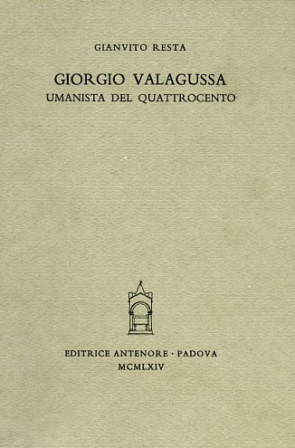 Giorgio Valagussa, umanista del Quattrocento.