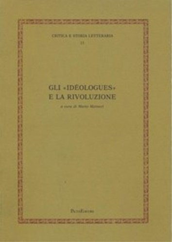 Gli Idéologues e la rivoluzione.