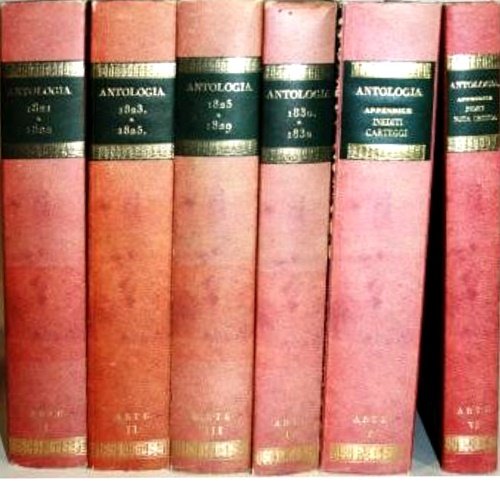 Gli scritti d'arte dell'Antologia di G.P. Vieusseux. Tutti i contributi …