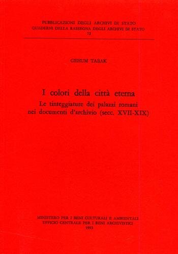 I colori della città eterna. Le tinteggiature dei palazzi romani …