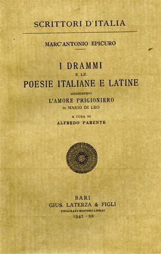 I drammi e le poesie italiane e latine aggiuntovi l'amore …
