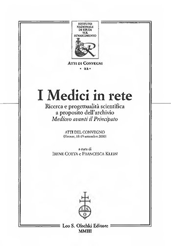 I Medici in rete. Ricerca e progettualità scientifica a proposito …