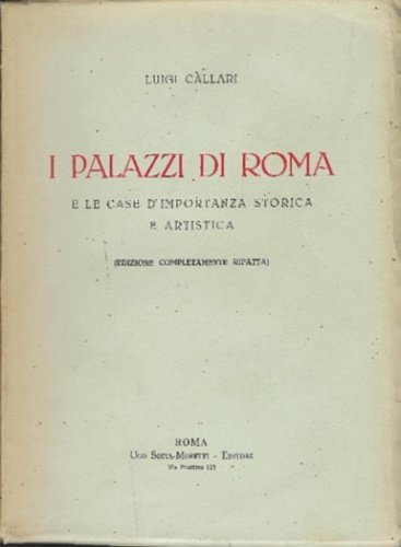 I Palazzi di Roma e le case d'importanza storica e …