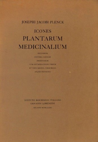 Icones plantarum medicinalium. Composto a mano in carattere Caslon e …