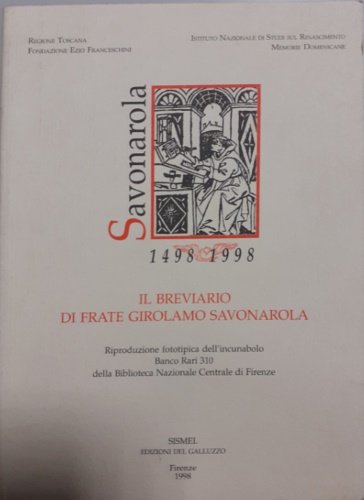 Il Breviario di frate Girolamo Savonarola.