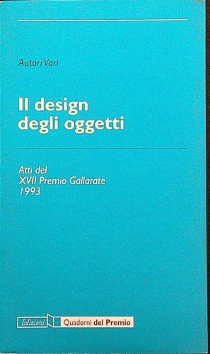 Il design degli oggetti,