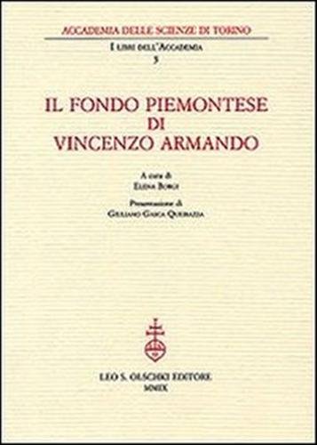 Il fondo piemontese di Vincenzo Armando.