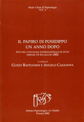 Il papiro di Posidippo un anno dopo.