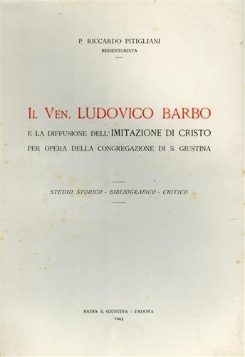 Il Ven. Ludovico Barbo e la diffusione dell'Imitazione di Cristo …