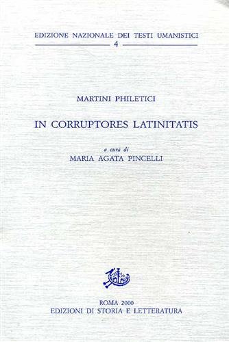 In corruptores latinitatis.