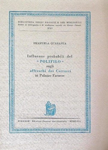 Influenze probabili del Polifilo sugli affreschi dei Carracci in Palazzo …