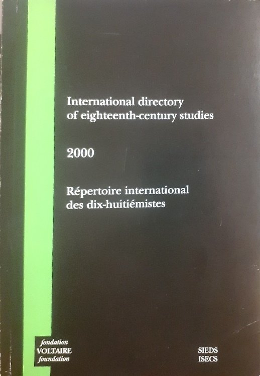 International directory of eighteenth century studies | Immagine principale