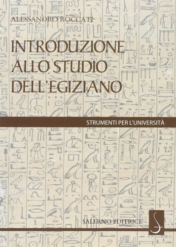 Introduzione allo studio dell'egiziano.