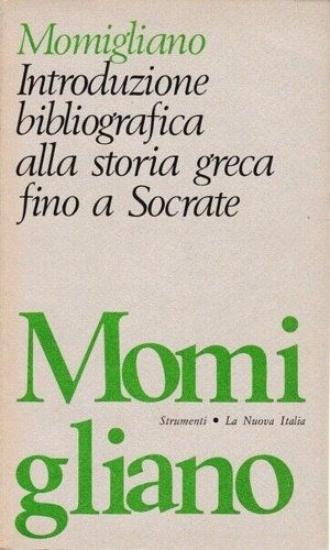 Introduzione bibliografica alla storia greca fino a Socrate.