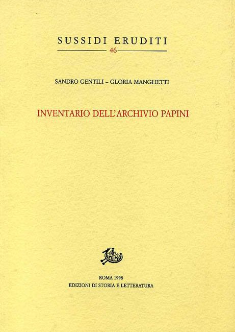 Inventario dell'Archivio Papini.