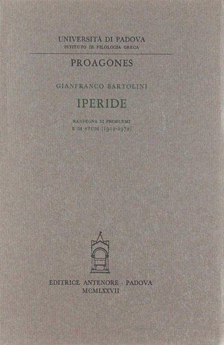 Iperide. Rassegna di problemi e di studi (1912-1972).