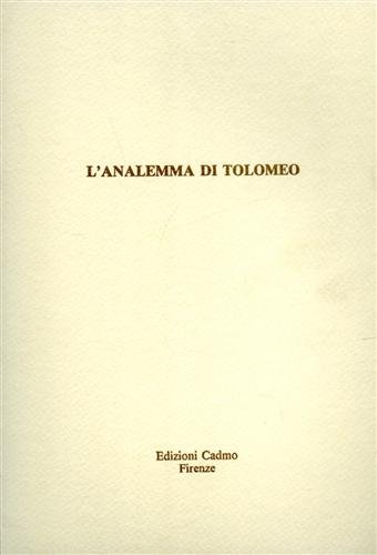 L'analemma di Tolomeo.