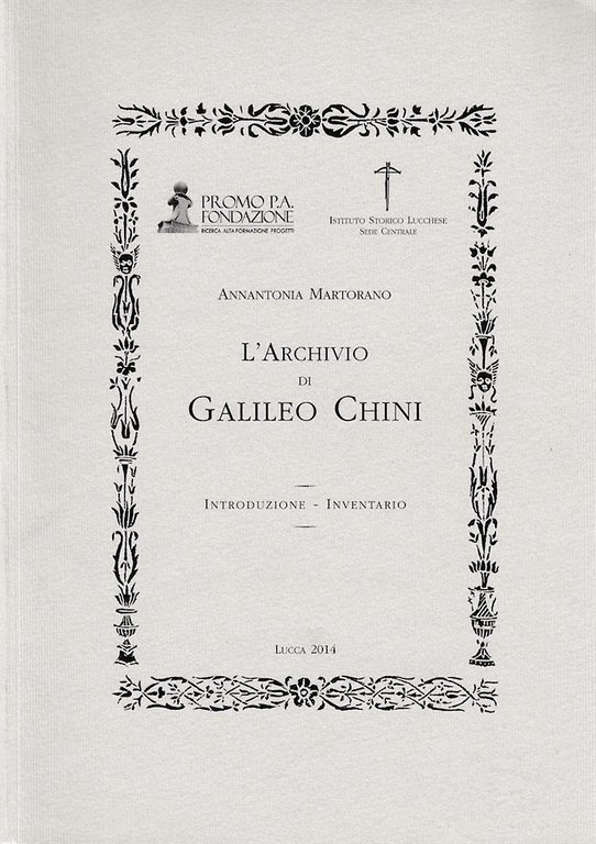 L'archivio di Galileo Chini : introduzione, inventario.