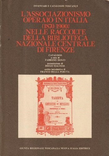 L'Associazionismo operaio in Italia (1870-1900) nelle raccolte della Biblioteca Naz.di … | Immagine principale