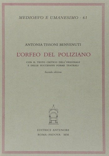 L'Orfeo del Poliziano.