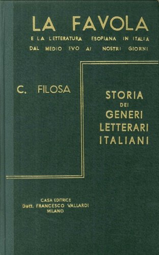 La Favola e la letteratura esopiana in Italia dal Medio …