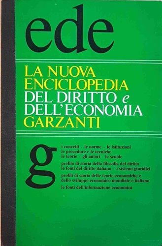 La Nuova Enciclopedia del diritto e dell'economia.