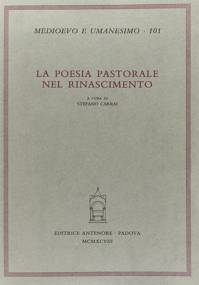 La poesia pastorale nel Rinascimento.