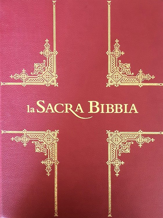 La Sacra Bibbia, antico e nuovo testamento.
