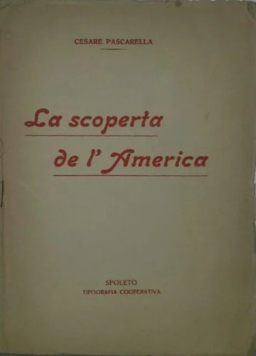 La scoperta de l'America.