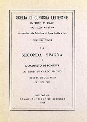 La seconda Spagna e l'acquisto di Ponente ai tempi di …