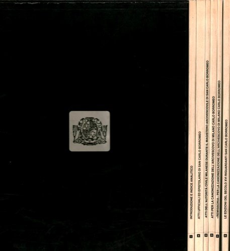 La Trivulziana Per San Carlo Borromeo. I. Introduzione e indice …