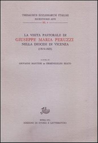 La visita pastorale di Giuseppe Maria Peruzzi nella Diocesi di …